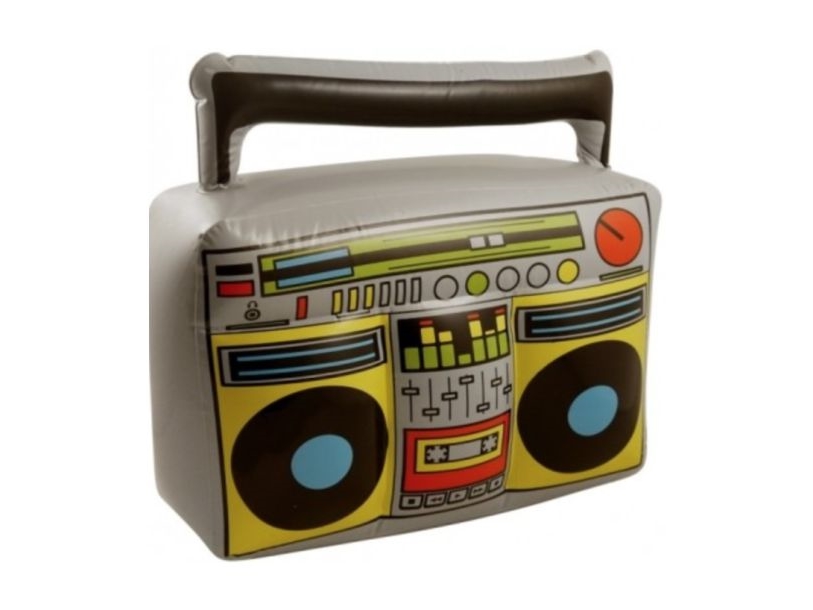 Puhallettava puomin laatikko