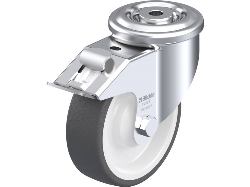 Blickle 537514 LKR-POTH 125KA-FI Styrehjul med bremse Hjuldiameter: 125 mm Bæreevne (maks.): 350 kg 1 stk