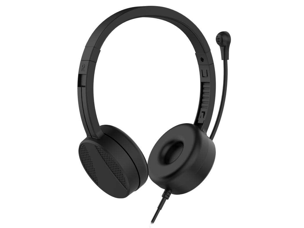 Nilox Nxausb01, Kabelgebunden, Anrufe/Musik, 20 - 20000 Hz, Kopfhörer, Schwarz