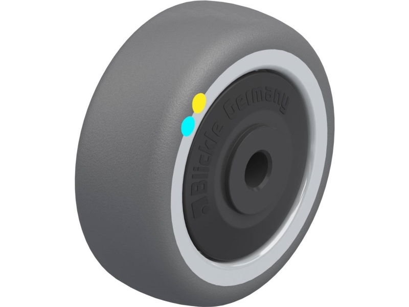 Blickle 846906 Path 50/6Kfd-Els Plasthjul, Raddurchmesser 50 Mm, Tragfähigkeit (Max.) 50 Kg, 1 Stk