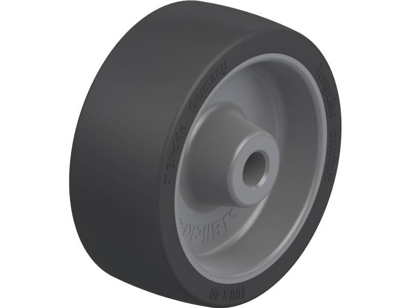 Blickle 744368 Posi 100/12G Plasthjul Hjuldiameter: 100 Mm Bæreevne (Maks.): 100 Kg 1 Stk