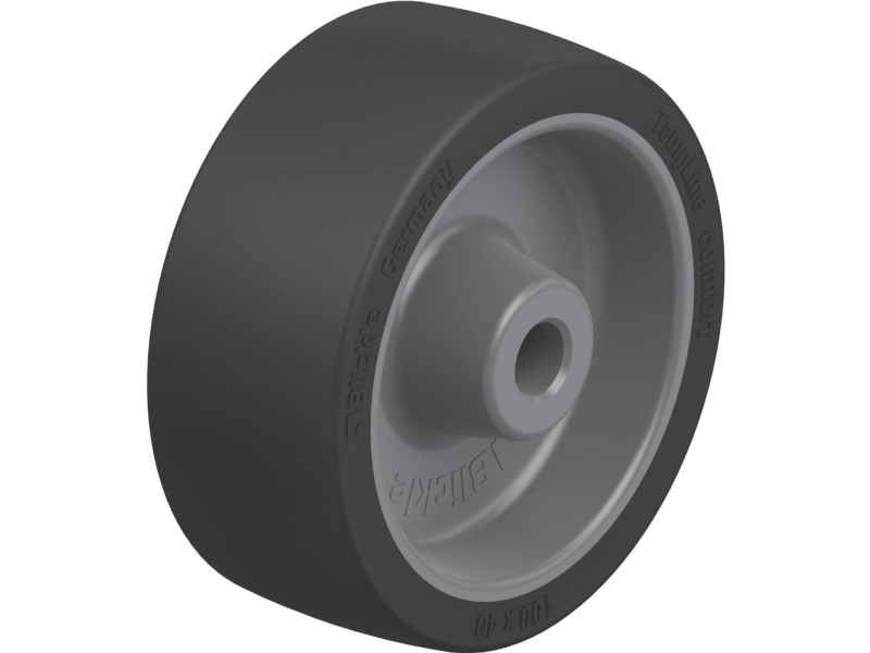 Blickle 755751 Posi 101/12G Plasthjul Hjuldiameter: 100 Mm Bæreevne (Maks.): 80 Kg 1 Stk