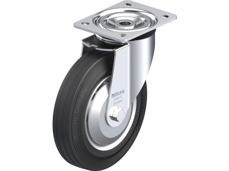 Blickle 60046 L-V 200K-Fa Rad – Raddurchmesser 200 Mm – Tragfähigkeit (Max.) 205 Kg (1 St.)