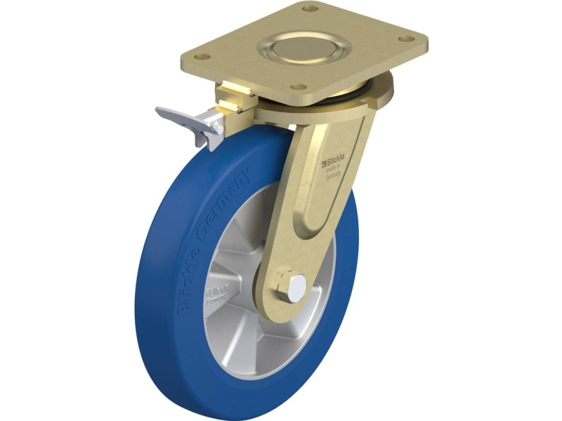 Blickle 846568 Ls-Albs 250K-Ri4 Lenkrollen Mit Bremse Raddurchmesser: 250 Mm Tragfähigkeit (Max.): 850 Kg 1 Stück
