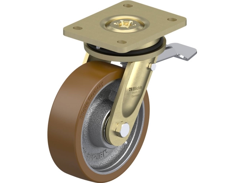 Blickle 742328 Ls-Gb 160K-St Lenkrolle Mit Bremse Raddurchmesser 160 Mm Tragfähigkeit (Max.) 800 Kg 1 Stk