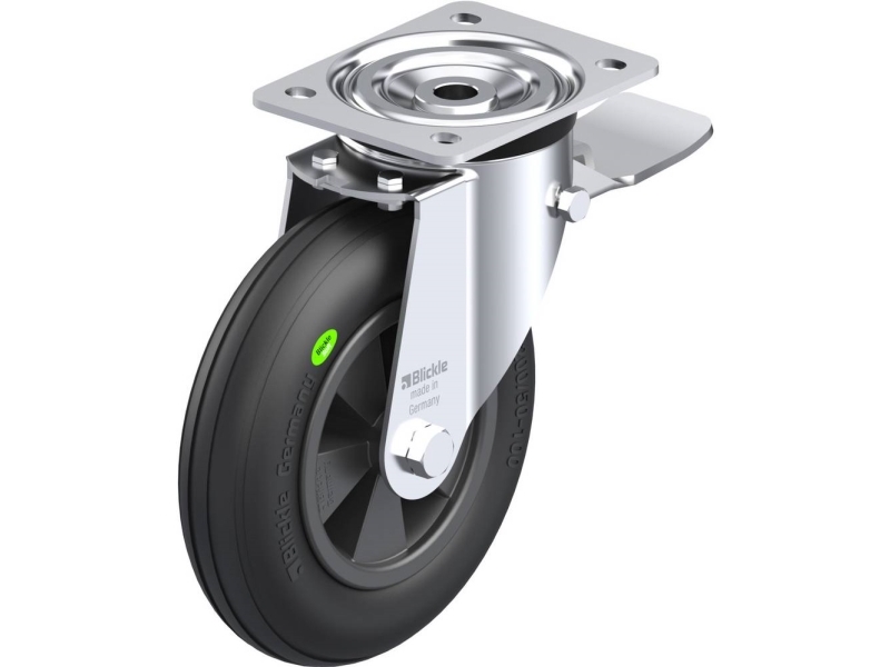Blickle 578245 L-Vwpp 200G-St Lenkrolle Mit Bremse 200 Mm 100 Kg
