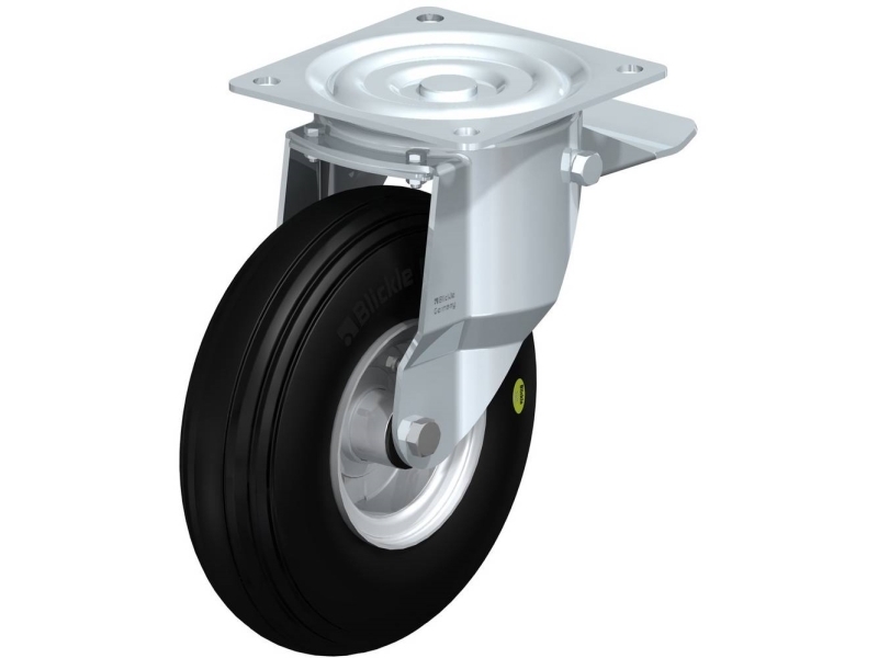 Blickle 561845 L-Vw 260R-St Styrehjul Med Bremse Hjuldiameter: 260 Mm Bæreevne (Maks.): 200 Kg 1 Stk
