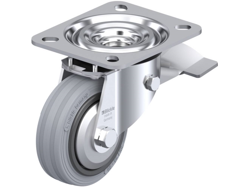 Blickle 659680 L-VPP 80G-ST-SG-FA Kääntyvät pyörät jarrulla Pyörän halkaisija: 80 mm Kantavuus (max): 50 kg 1 kpl 1 kpl