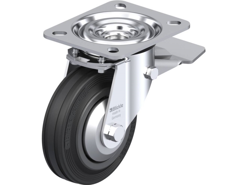 Blickle 80465 L-VPP 100G-ST-FA Styrehjul med bremse Hjuldiameter: 100 mm Bæreevne (maks.): 70 kg 1 stk