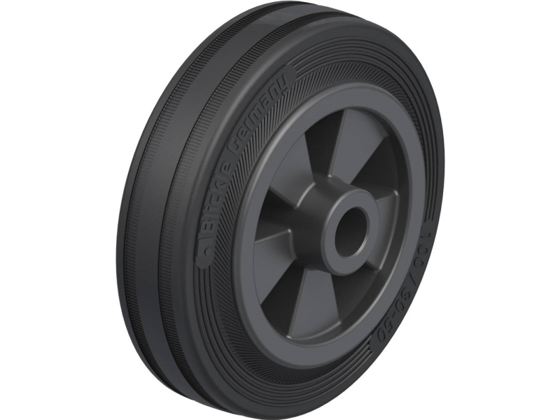 Blickle 323592 Vpp 100/12G Räder Für Schwere Lasten Raddurchmesser: 100 Mm Tragfähigkeit (Max.): 70 Kg 1 Stück
