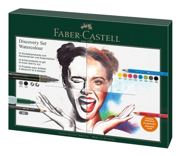 Faber-Castell Discovery Set, 12 Stk, Flerfarvet
