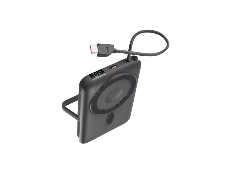 Ksix Bpb10pd22intsg, 10000 Mah, Lithium Polymer (Lipo), Trådløs Opladning, 22,5 W, Grå