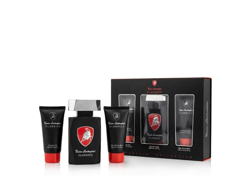 Tonino Lamborghini Classic Eau De Toilette 125 Ml Fordamper + Shower Gel 100 Ml + After Shave Balsam 100 Ml