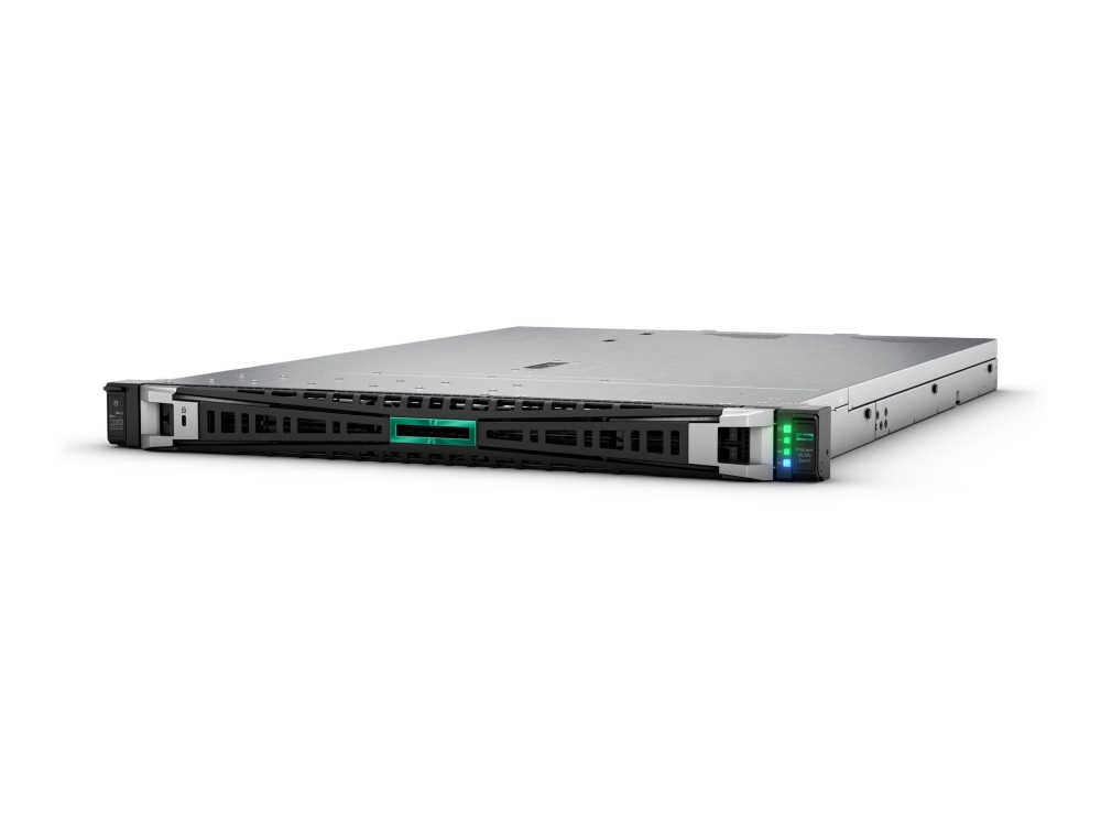 HPE ProLiant DL320 Gen11 - Server - rack-monterbar 1U - envejs - 1 x Xeon Gold 6526Y / op til 3.9 GHz - RAM 128 GB - SATA/SAS/NVMe - hot-swap 2.5 bå