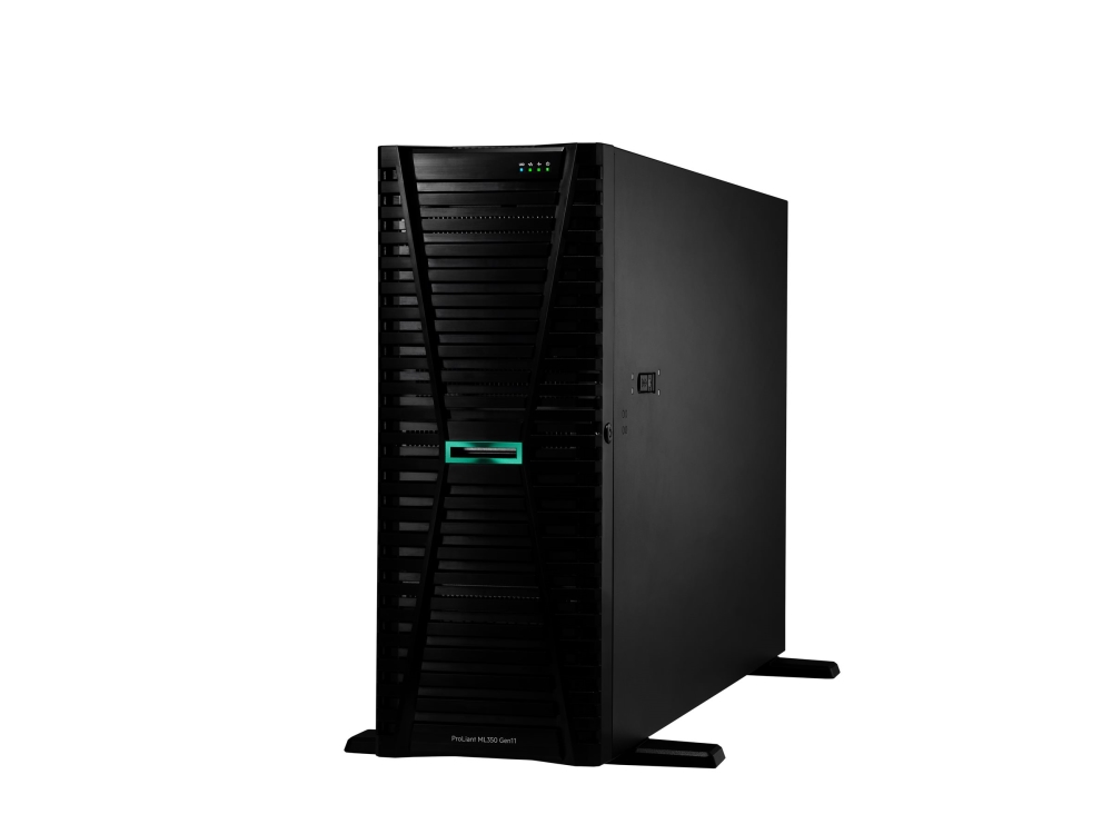 HPE ProLiant ML350 Gen11 - palvelin - torni 4U - 2-tie - 1 x Xeon Silver 4510 / enintään 4,1 GHz - RAM 32 GB - SATA/SAS/NVMe - hot-swap 3,5 -paikkaa (-paikkoja), kiintolevy 2 x 4 TB - Gigabit Ethernet - ei käyttöjärjestelmää - näyttö: ei ole - älykäs valinta