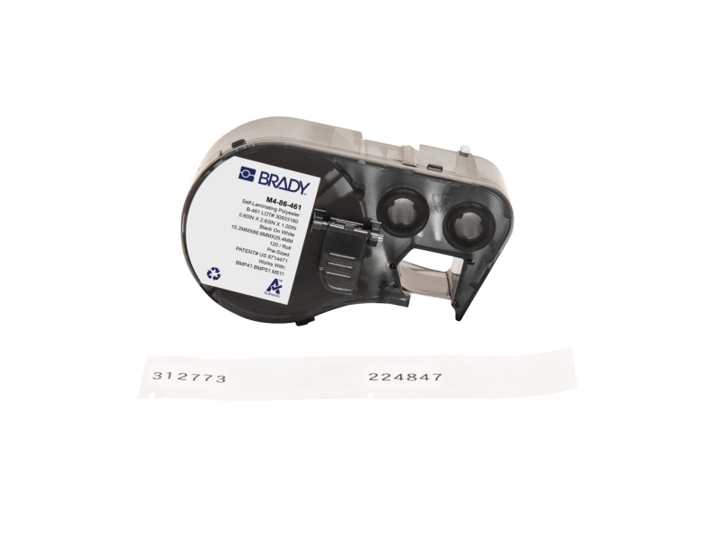 Brady M4-86-461 Bedruckbare Etiketten Schwarz, Weiß Selbstklebende Etiketten Zum Drucken