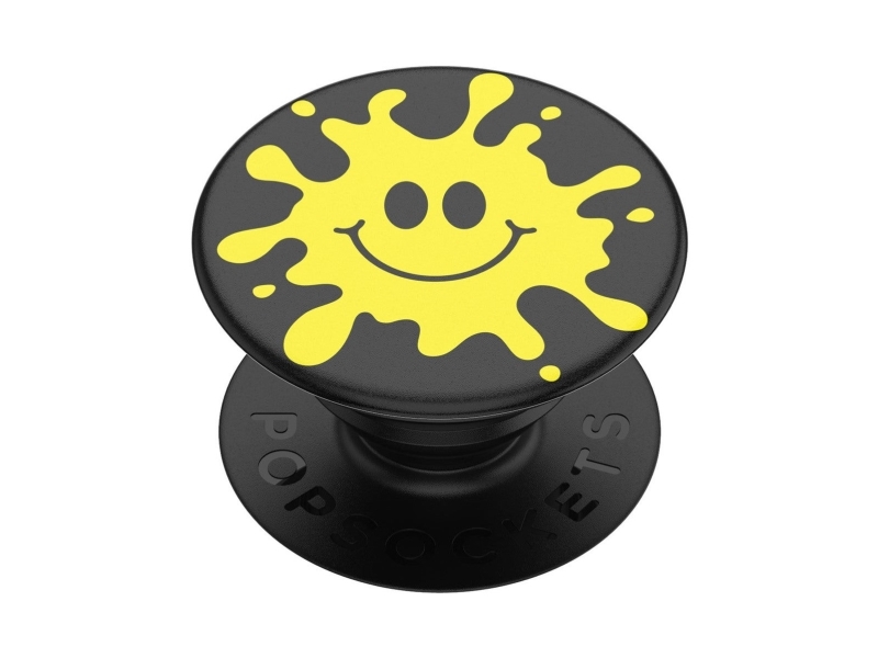 PopSockets PopGrip, Grippi, Musta, Keltainen, Universaali, 1 kpl, 75 mm, 150 mm