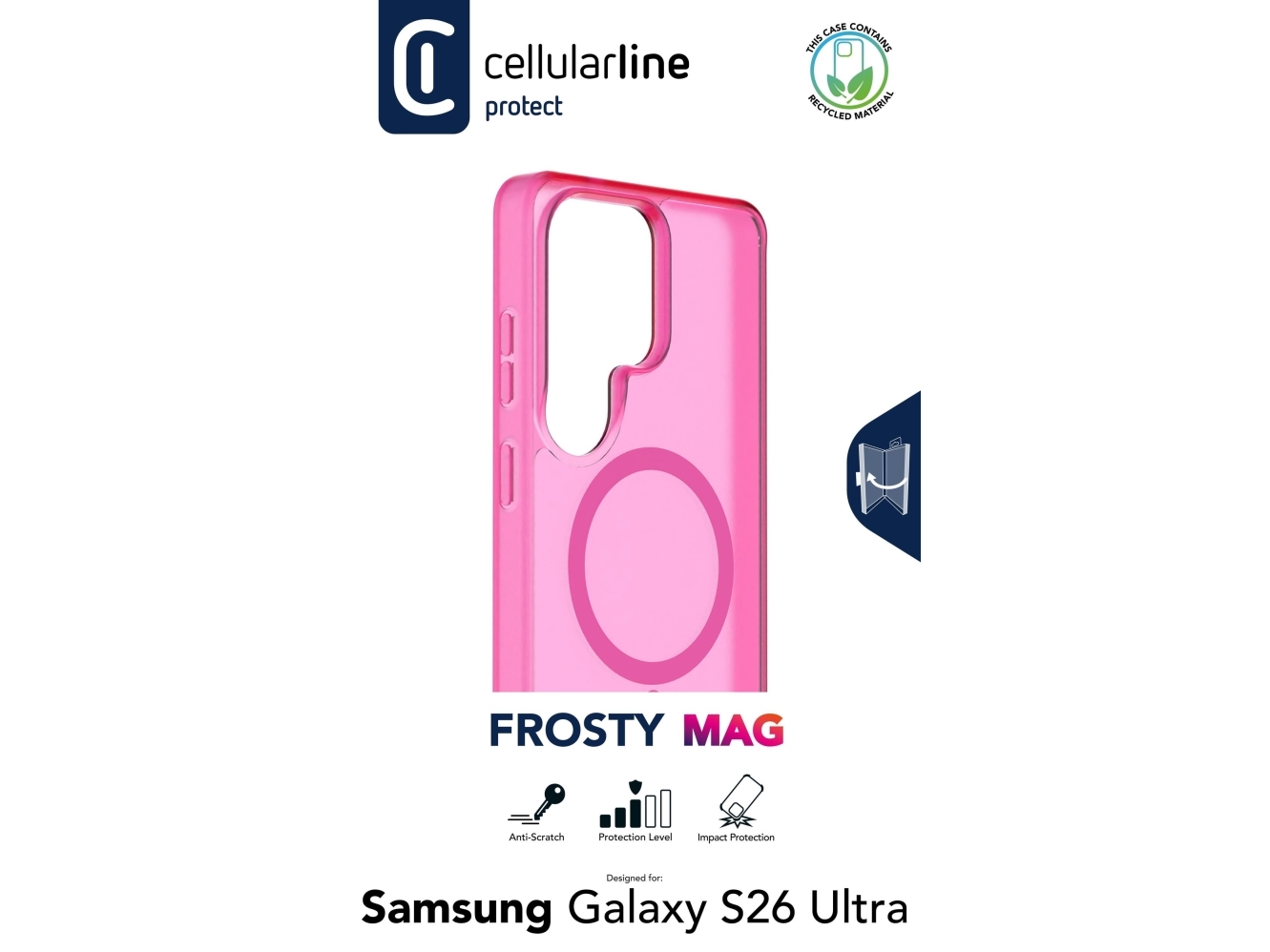 Cellularline Frosty Mag, 90 Mm, 190 Mm, 15 Mm
