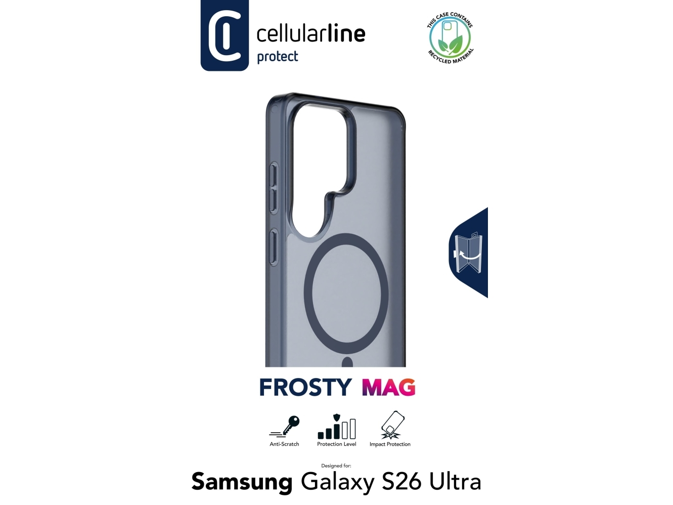 Cellularline Frosty Mag, 90 Mm, 190 Mm, 15 Mm