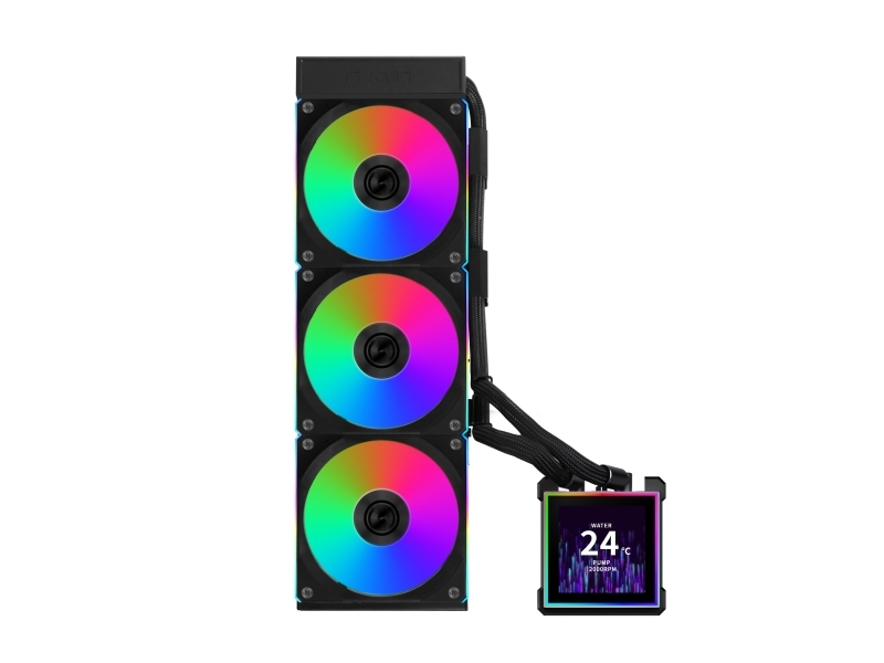 Lian Li vattenkylare Hydrosh. 2 LCD-S 360CL | Datorkomponenter - Kylning & moddning - Chassi fläktar | GameStuff