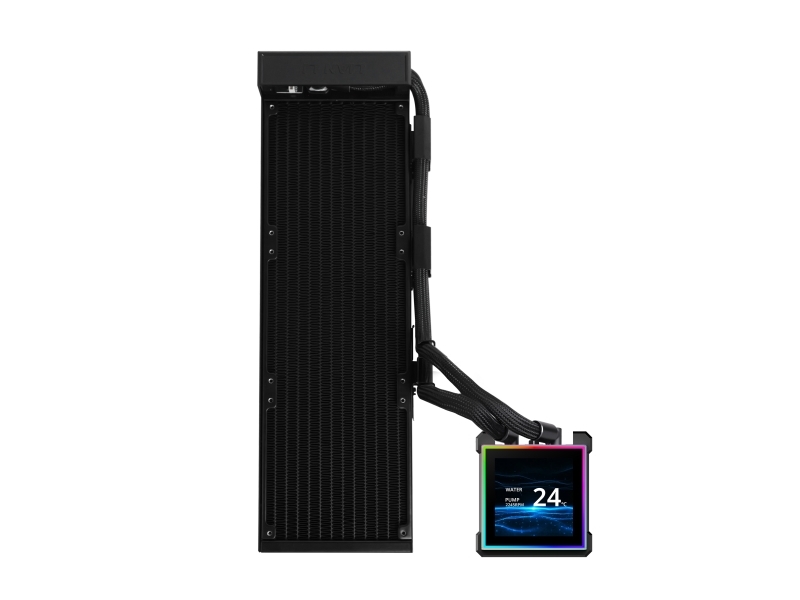 Lian Li HydroShift II LCD-S 360N AiO-vattenkylning, RGB, LCD-skärm - fläktlös, 360 mm, svart | Datorkomponenter - Vattenkylning | GameStuff