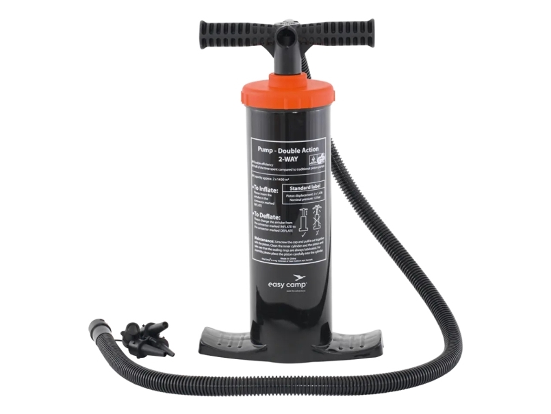 Easy Camp 680280, Käsi-ilmapumppu, Puhallettavat esineet, Musta, Oranssi, 223 mm, 114 mm, 400 mm
