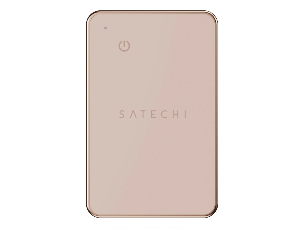 Satechi Findall Wallet Card - Brieftasche Locator Karte Kompatibel Mit Apple Find My (Wüste Rose)