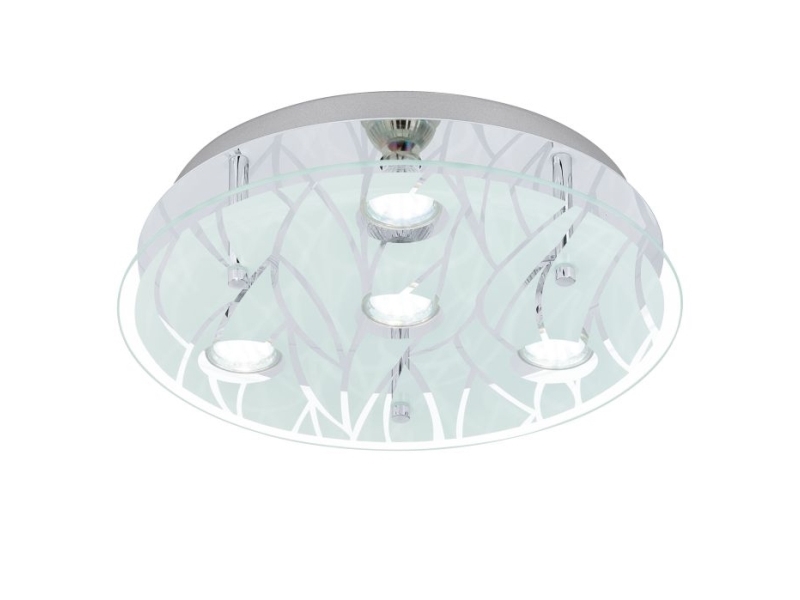 Eglo Farella Loft Led 4X3w Ø350 Krom