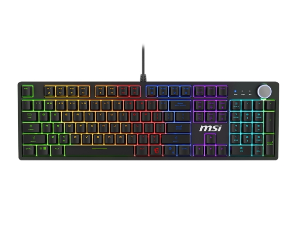 Msi Forge Gk320 Mechanical Gaming Tastatur, Red Switches, Rgb, Qwertz (De) (S11-04De254-Hh9)