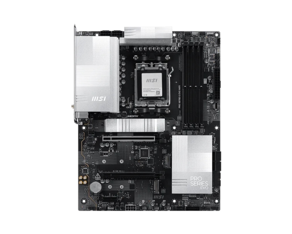 Msi Pro X870e-S Evo Wifi (X870,Am5,Atx,Ddr5) - Bundkort - Amd Stik Am5 (Ryzen Zen4)