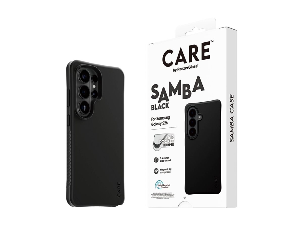 Care By Panzerglass Samba Case Schwarz Mit Qi Samsung Galaxy S26 Ultra