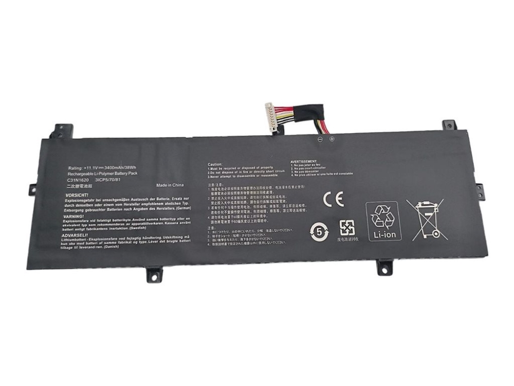 Coreparts - Batteri Til Bærbar Computer (Svarende Til: Asus 0B200-02860000, Asus C31n1620) - 11,1 V - Litium-Polymer - 3400 Mah - 37.74 Wh - Sort