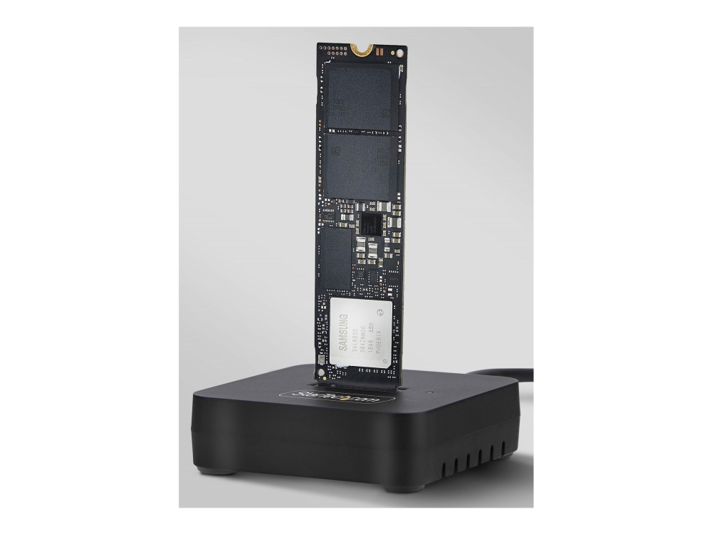 Startech.Com Usb-C/Usb-A Auf M.2 Nvme Dock Adapter, 10Gbps, Tool-Free Externer M.2 Nvme Ssd Reader, B+M/M-Key, Ssd, M.2, M.2, Usb 3.2 Gen 2 (3.1 Gen