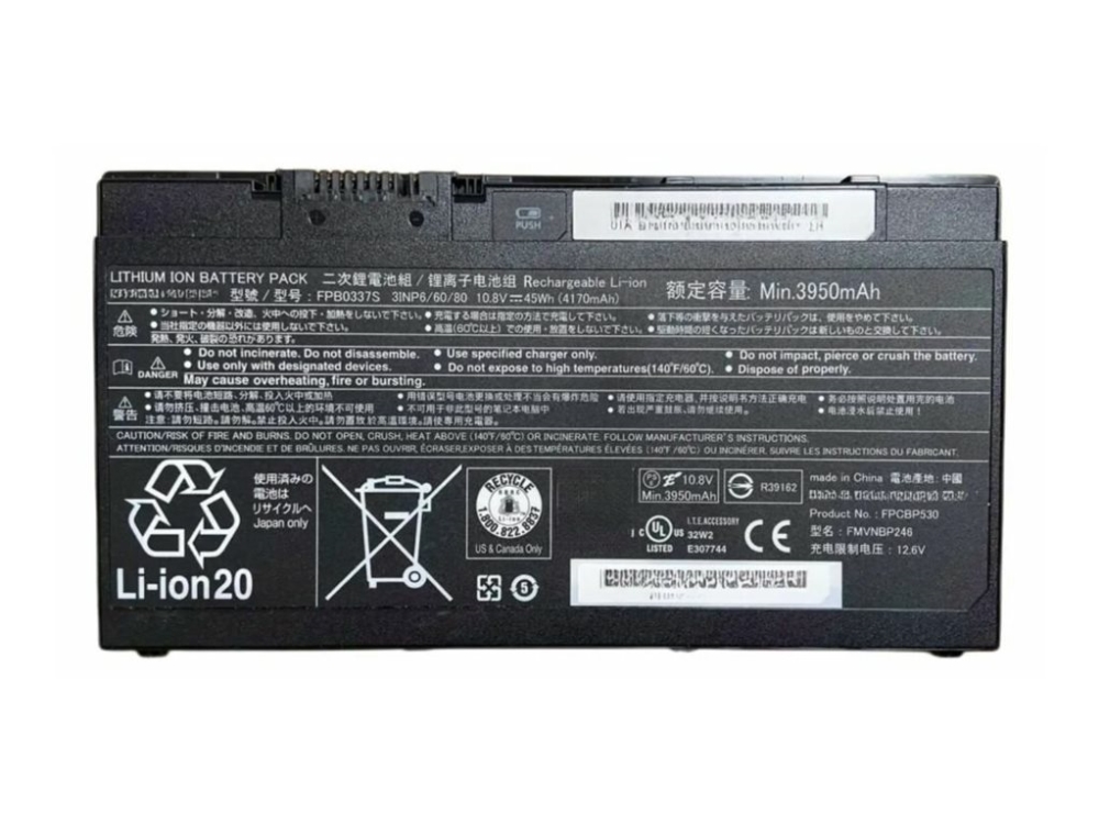 Coreparts Mbxfu-Ba0043, Akku, Fujitsu, Lifebook Sh782