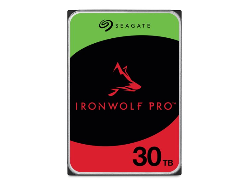 Seagate Ironwolf Pro St30000nt011 - Harddisk - 30 Tb - Intern - 3.5" - Sata 6Gb/S - 7200 Rpm - Med 3 Års Seagate Rescue Data Recovery