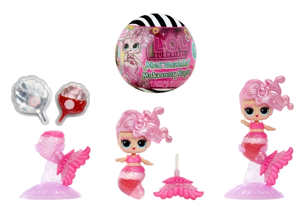 L.O.L. Surprise! Mermaids! Makeover Magic Tots, Minidukke, Pige, 4 År, Dreng/Pige, Flerfarvet