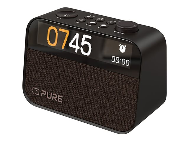 Pure Moment - Clock-Radio - 5 Watt - Intet Operativt System - Kaffe Sort
