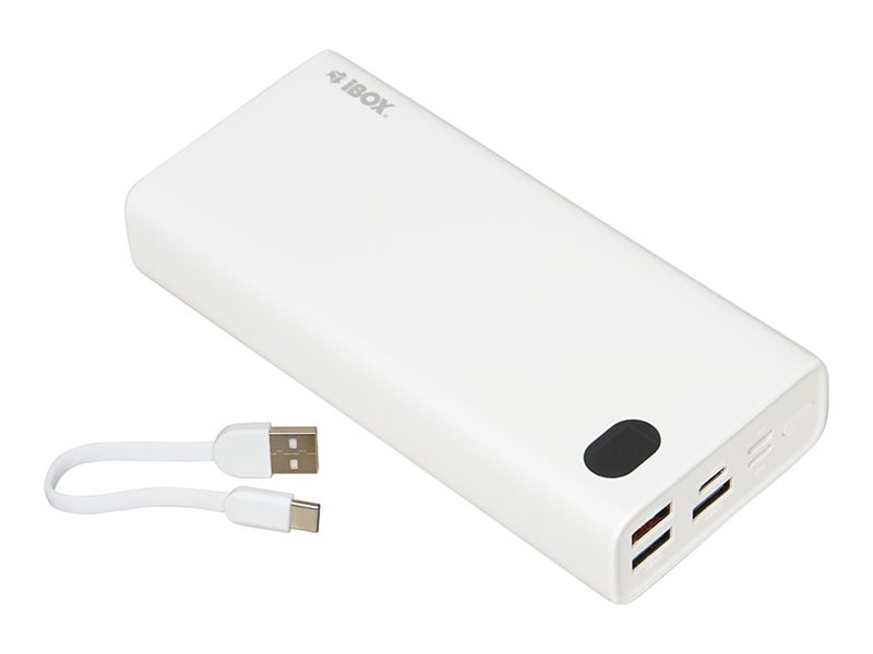 Powerbank Ibox Pb20 20000Mah Hvid