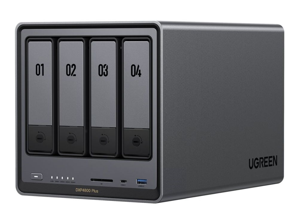 Ugreen Nasync Dxp4800 Plus - Nas-Server - 128 Gb - Ssd 128 Tb X 1