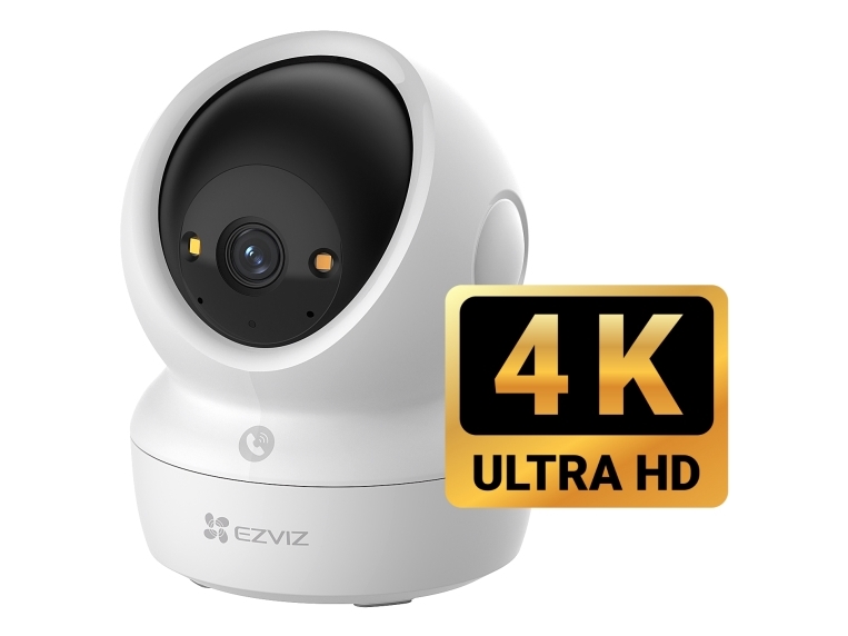 EZVIZ H6c G1 4K, IP-sikkerhedskamera, Indendørs, Kabel & trådløs, 1,9 dBi, CE / UL / WEEE / REACH / RoHS, Loft/væg/skrivebord