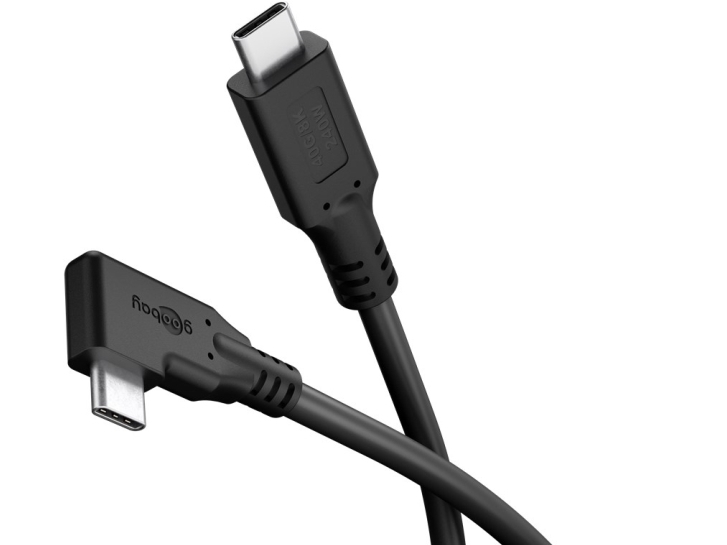 Goobay 79433, 2 M, Usb C, Usb C, 40 Gbit/Sek, Sort