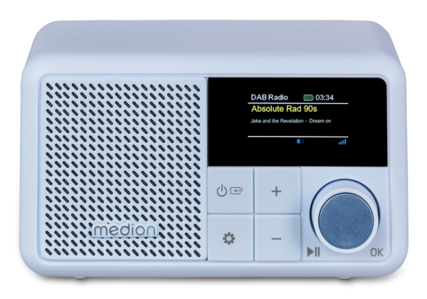 Medion Life S66822 Tragbares Dab+ Radio Blau