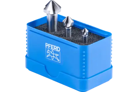 Pferd Tools Set Ugt Hss Din 335 C90° 3Tlg 25202190 Keglesænker-Sæt 3 Dele Hss 1 Set