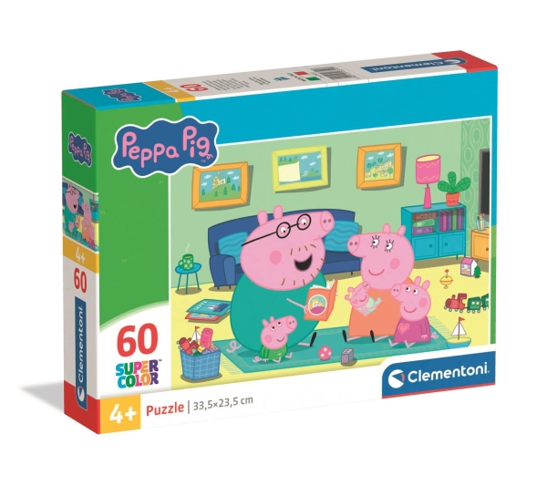 Puslespil Peppa Pig, 60 Brikker
