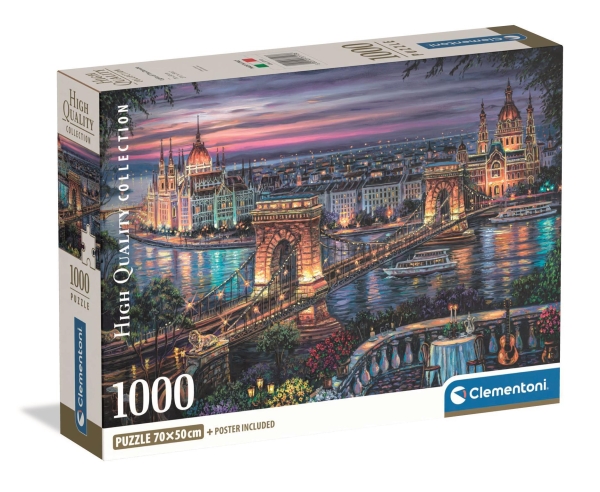 PuzzLe Hqc Lights Of The Danube 2026 - Compact, 1000 Teile