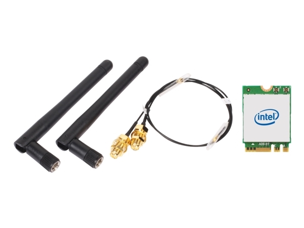 Shuttle Poz-Wlnm12 Wln-M12 - Intel Wlan-Ax210/Bluetooth Combo-Kit Til Slim Pc, M.2, Wi-Fi 6E, 2400Mb