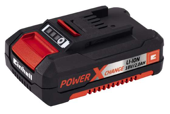 Einhell 4511395, Battery, Lithium-Ion (Li-Ion), 2 Ah, 18 V, Einhell, Black, Red