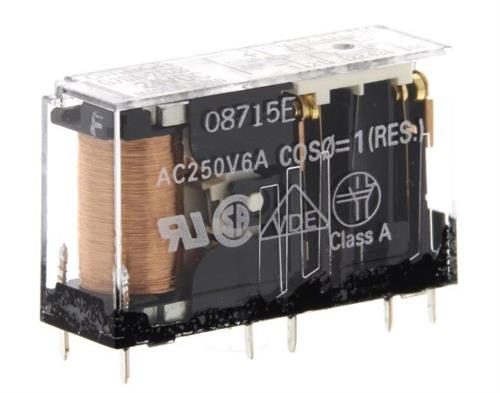 Sikkerhedsrelæer, plug-in, DPST-NO, DPST-NC, 6A, medmAgt-styrede kontakter, 24VDC G7SA-2A2B 24DC