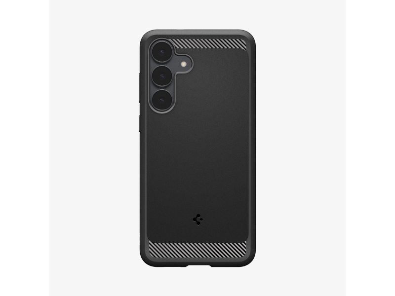 Spigen Rugged Armor, Cover, Samsung, Galaxy S25 Fe, 17 Cm (6.7"), Sort