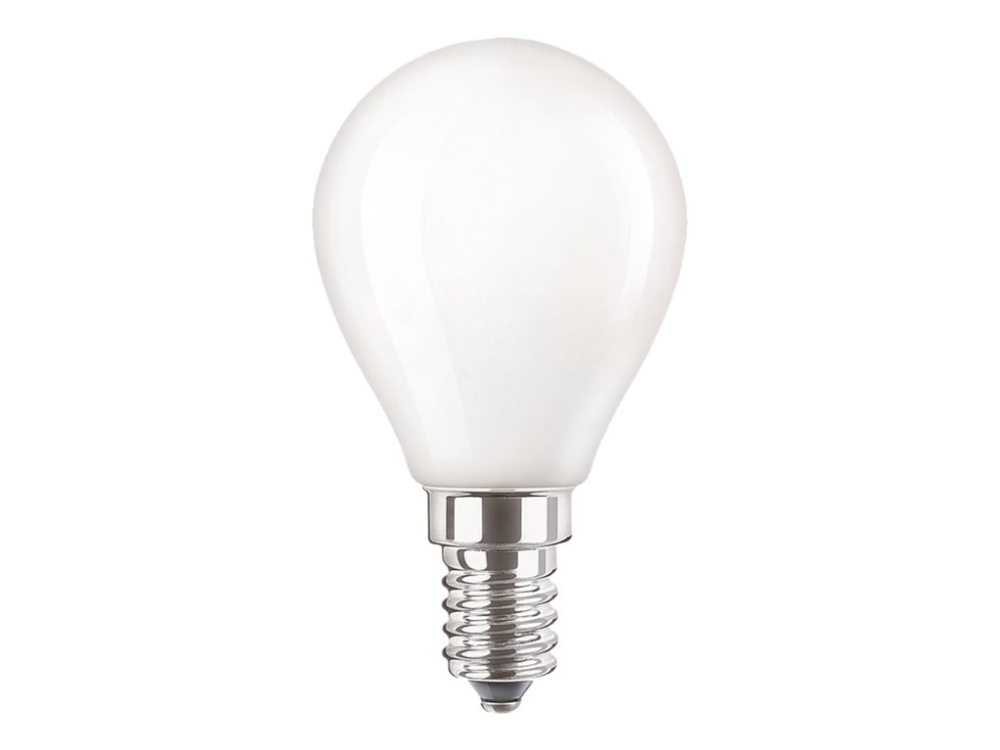 Philips Corepro - Led-Lyspære - Form: P45 - Matteret Finish - E14 - 4.3 W (Tilsvarende 40 W) - Klasse F - Varmt Hvidt Lys - 2700 K